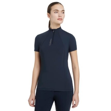LeMieux Ladies Short Sleeve Classic Base Layer, Navy